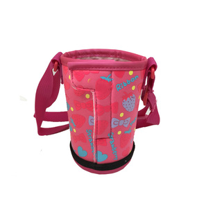 外贸原单保温杯套通用水壶套水杯袋保护套背带隔热套可肩背450ml