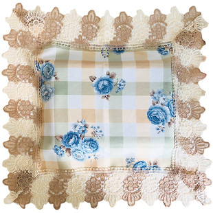 打印机办公传真机复印机罩蕾丝电脑净化器盖巾防尘罩扫描仪盖布巾