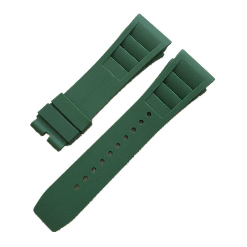 代用理查德米勒橡胶硅胶手表带男士机械表系列表带 凸接口25mm