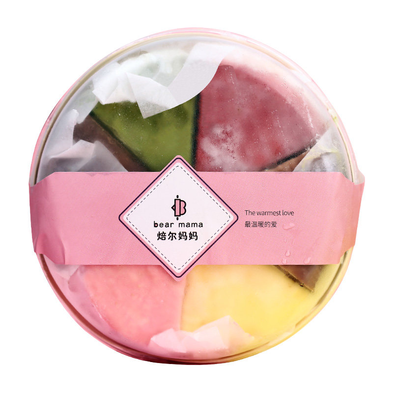 焙尔妈妈网红千层蛋糕八拼彩虹榴莲培尔生日甜品慕斯抹茶草莓芒果