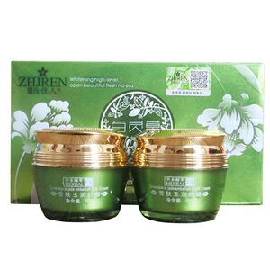包邮正品妆佳人百灵草雪肤玉润二合一套装二件套化妆品 嫩 白靓颜