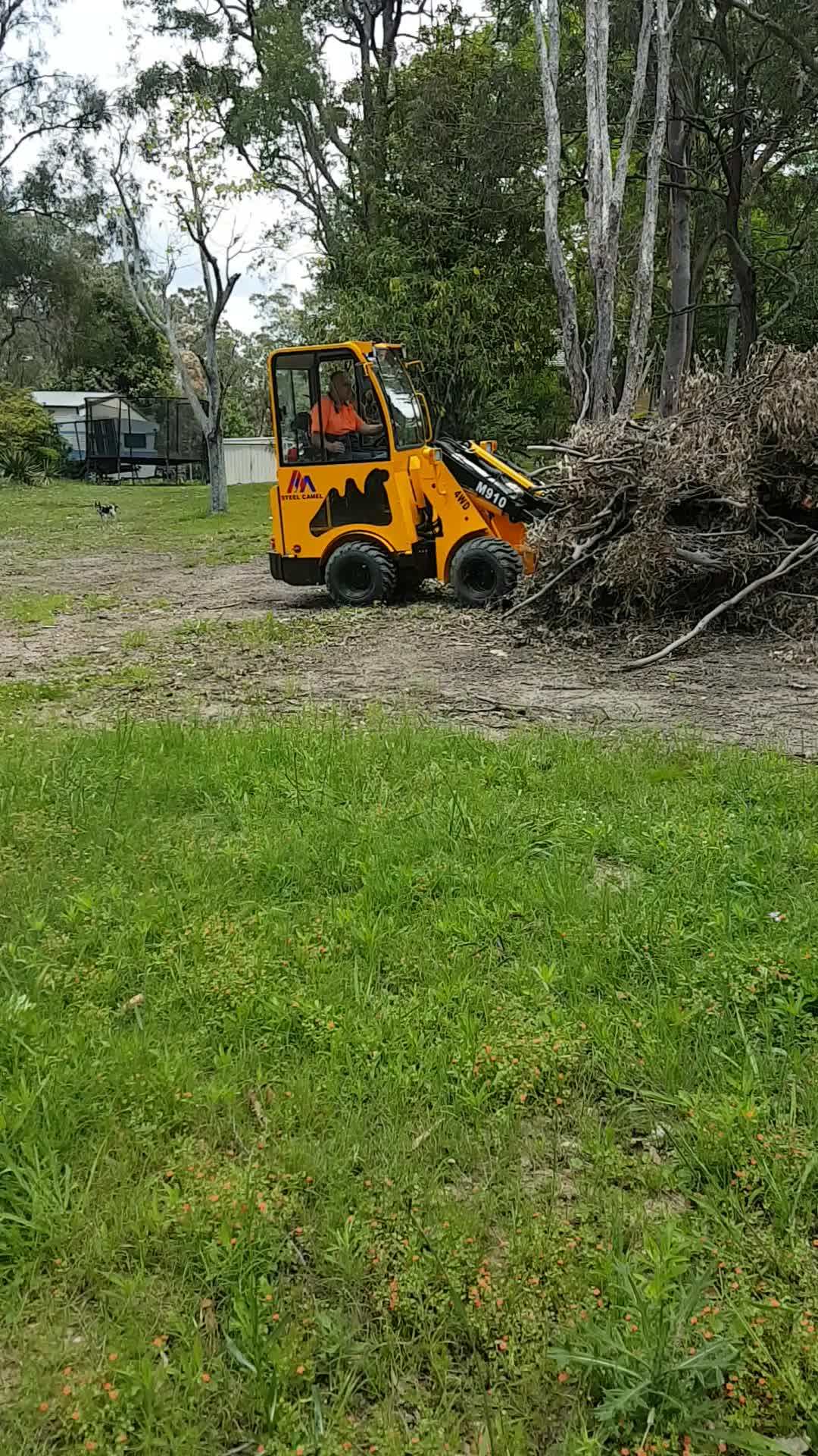 Agriculture Machinery Hydrostatic 4 Wheel Drive Snow Plow Mini Electric