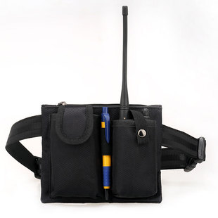 4S店销售专用腰包 多功能酒吧KTV服务员工作腰包对讲机腰包 定做