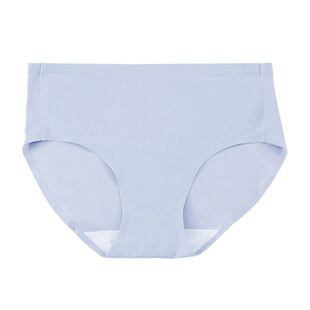 康妮雅家居服休闲睡衣舒适棉+莱卡中腰平角女内裤(3条优惠价89元