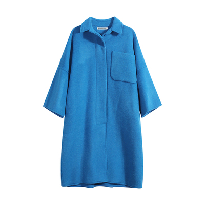 can冬装新款小清新气质长袖纯色