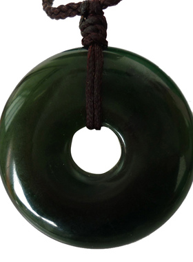 挂件墨玉陕西蓝田玉吊坠