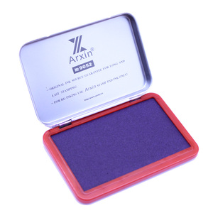 紫色快干印台印泥 财务用品  紫色印泥  企事业单位适用办公用品