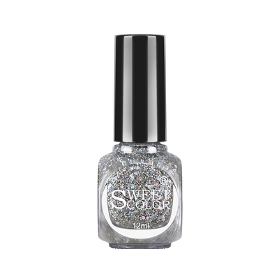 不可撕拉快干环保透明亮片指甲油