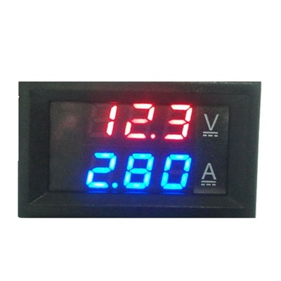 高压 DC7-100V 100A LED直流双显示数字电压电流表头 电动车