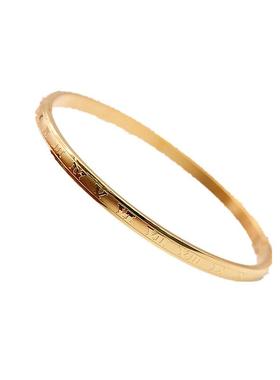 洗澡不用摘气质纤细手镯钛钢卡扣