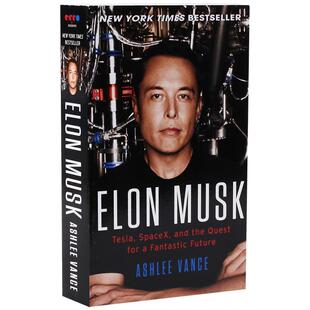 现货 埃隆马斯克传 英文原版 硅谷钢铁侠 Elon Musk 特斯拉之父 埃隆马斯克的冒险人生