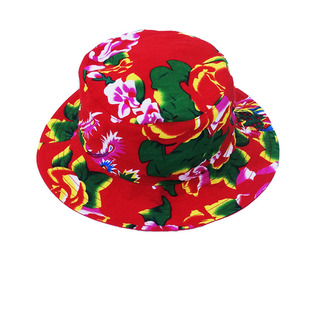 20新款宝宝帽子亲子儿童渔夫帽夏季女男童遮阳帽东北大花母子盆帽