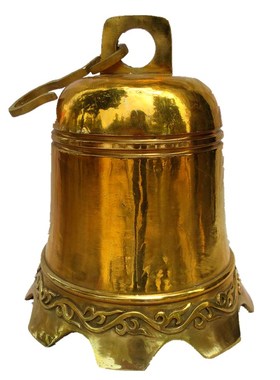 精工学校警钟长鸣仿古风光面挂件