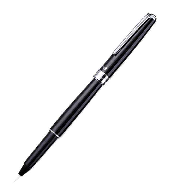 日本PLATINUM白金|CF-3000便携毛笔 碳纤 吸水楷书毛笔 送吸墨器