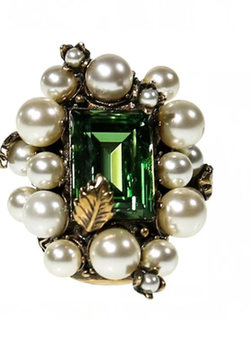 lin同款造型感爆棚优雅复古锆石