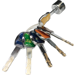 老式自动锁月牙十字佳卫石牛步阳自碰锁纯铜超C级多轨道叶片锁芯