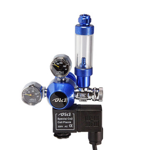 迪茨二氧化碳电磁阀单表大双表减压阀记泡器CO2减压表8种可选包邮