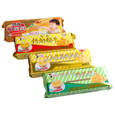 包装青援口味老式钙奶饼干韧性