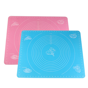 烘焙工具 大小号耐高温带刻度硅胶垫 和面揉面垫软案板隔热防水垫