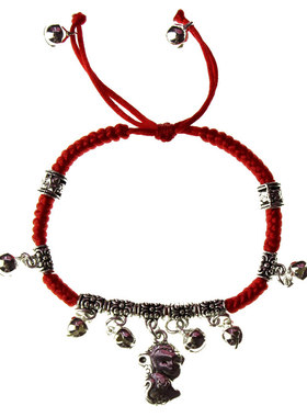 红绳12生肖铃铛宝宝星座手链