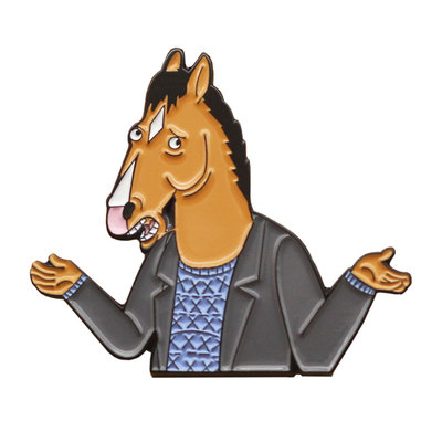 卡通小动物别针金属徽章