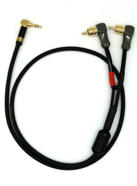 德国雅堡YARBO AUDIOPHILE发烧级3.5mm转双莲花HIFI音响AUX连接线