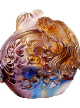 六合春琉璃实用商务生日工艺礼品