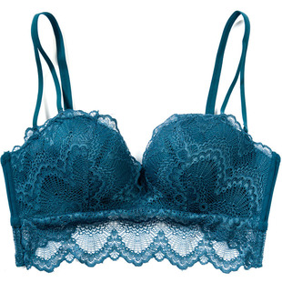 蕾丝聚拢文胸内衣女无钢圈性感惑裤套装内裤调整型收副乳上托小胸