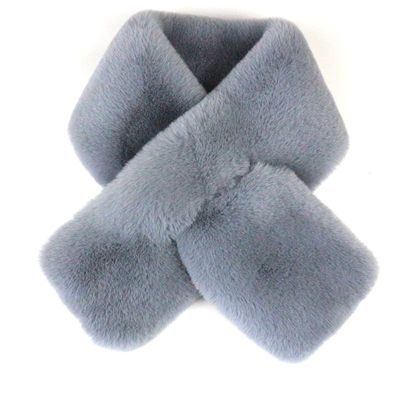 獭兔毛围巾女冬季百搭濑兔仿皮草