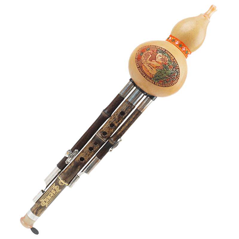 云南葫芦丝初学者入门儿童大人紫竹乐器C调降B调D调双音三音可选