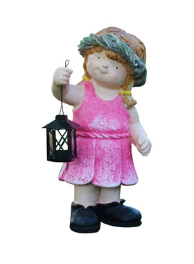 花盆可爱风卡通人物小区园林景观