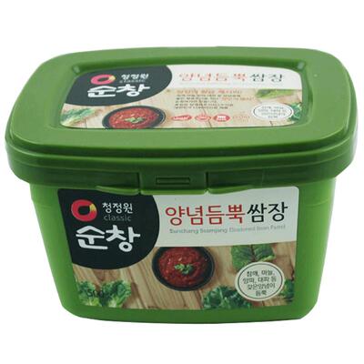 包邮韩国进口清净园蒜蓉酱500g绿