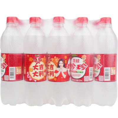 整箱珍珍荔枝汽水塑料瓶520ml