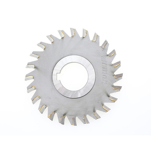 镶硬质合金W2三面刃铣刀 YGW2YT非标定制63-80焊接钨钢圆盘铣刀