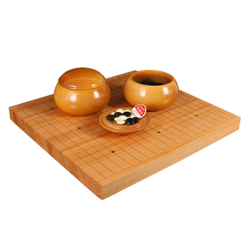 云子牌老云子围棋套装 双面凸围棋子哑光 榧木实木围棋盘围甲专用