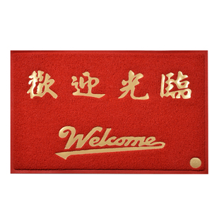 定做LOGO欢迎光临门垫电梯地垫防滑进门星期垫大门口出入平安地毯