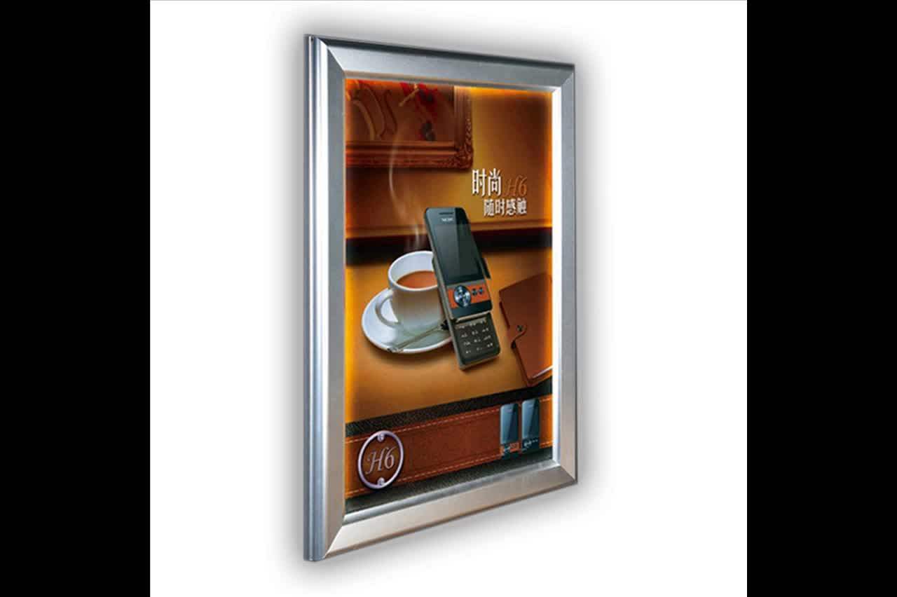 High Quality Outdoor Led Light Box Aluminum Snap Frame Slim Advertising