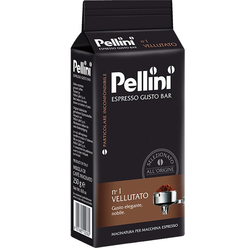 意大利原装进口佩利尼PELLINI 1号深烘焙咖啡粉250克适合半自动