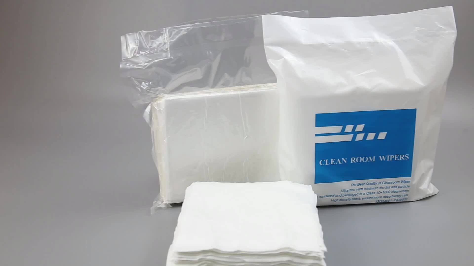 Industrial Cleanroom Printhead Cleaning Wipes Lint Free Microfiber