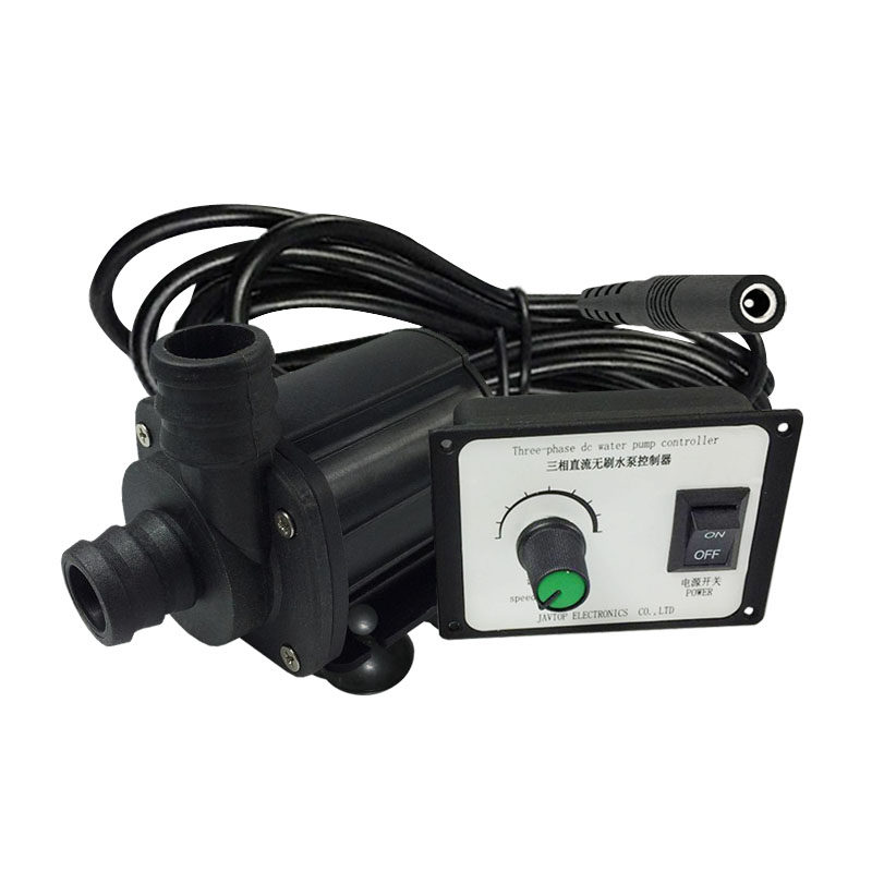 热销12V24V无刷直流微型海水鱼缸潜水泵静音鱼疗循环热水器增压泵