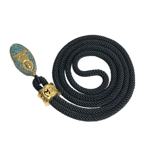 质感炸裂!硕大无朋!特粗项链绳子手工编织吊坠挂绳文玩套头挂绳