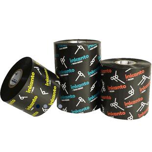 ARMOR法国阿尔莫Inkanto蜡基碳带AWR1条码打印铜版纸标签纸不干胶色带外箱贴 110mm*300m 100 90 80 70 60 50