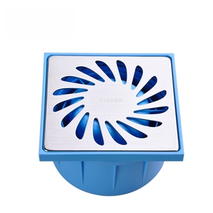 金德尔洗衣机专用地漏防臭卫生间浴室不锈钢水封式大流量虹吸