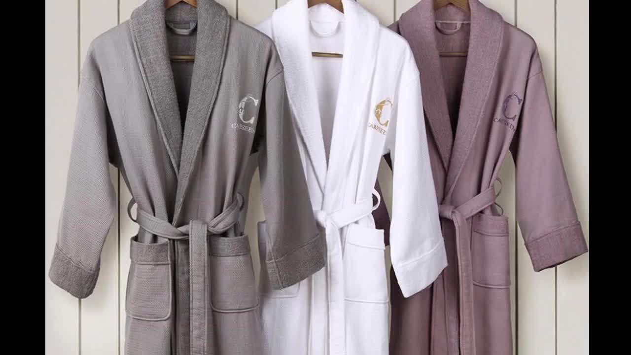 100 Cotton Hotel Terry Towel Cloth Spa Bathrobe / Bath Robe Buy 100