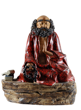 石湾陶瓷中式家居门达摩罗汉摆件