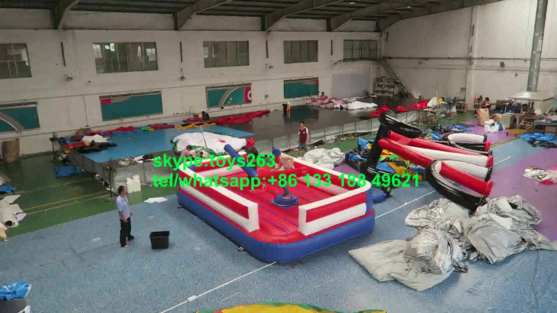 inflatable gladiator game