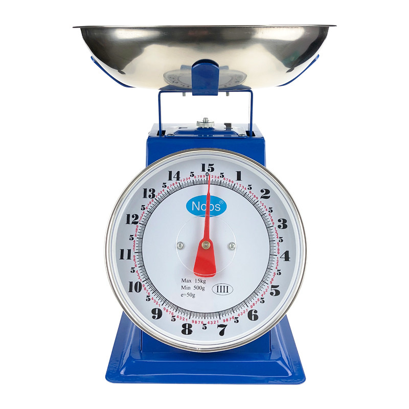 家用铁皮弹簧秤10kg老式指针托盘厨房称1kg3kg5kg机械台秤度盘秤_虎窝淘