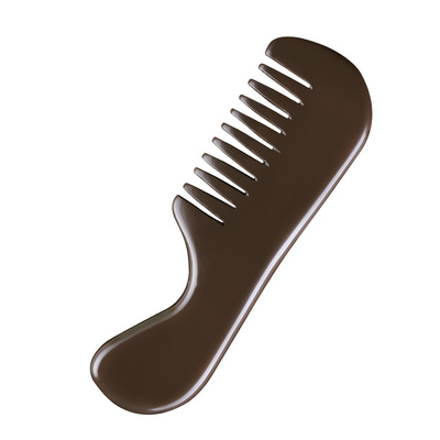 天然5A玄黄泗滨砭石长把梳子长柄梳刮痧片包邮拨筋头疗