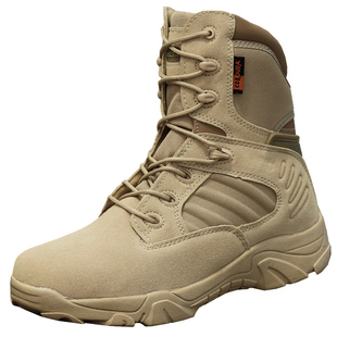 户外军迷美式沙漠作战训靴男减震耐磨防滑战术靴陆战训练靴秋冬季