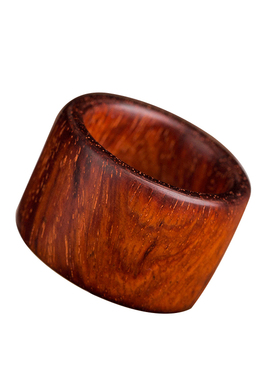 手工印度小叶紫檀天然文玩戒指